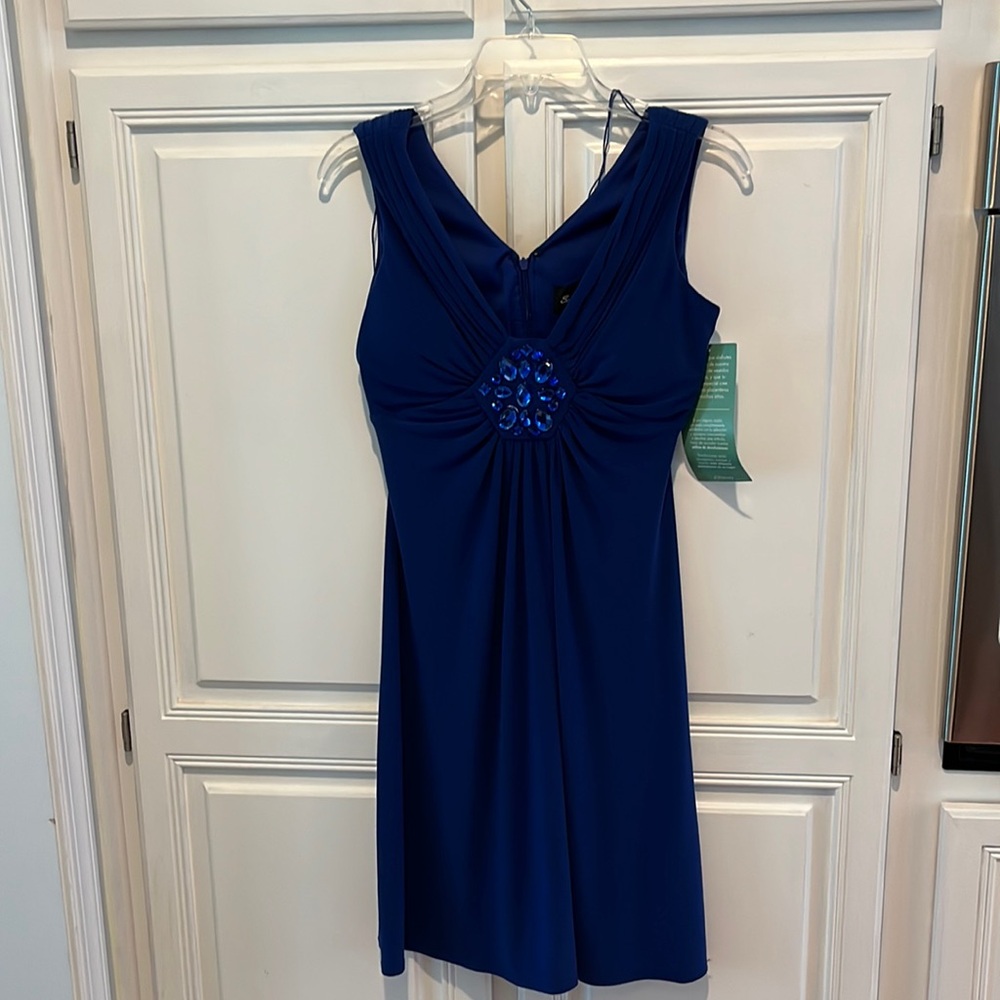 Size 6 royal blue cocktail dress